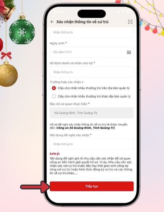 Bước 5: Gửi yêu cầu và đợi kết quả phê duyệt