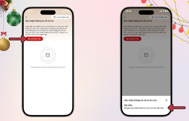 Bước 4: Nhập đầy đủ thông tin cần xác nhận