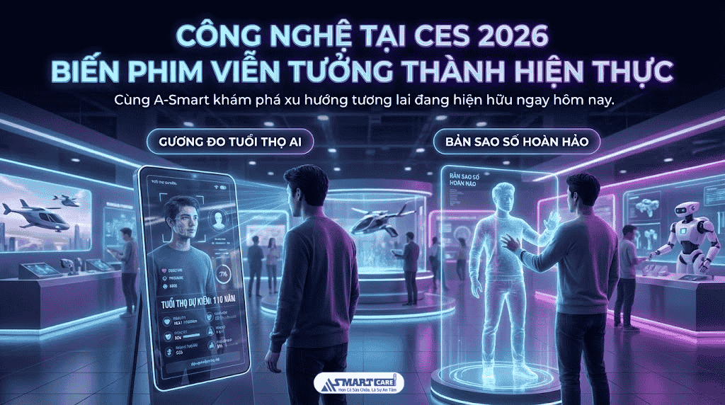Công nghệ tại CES 2026 biến phim viễn tưởng thành hiện thực