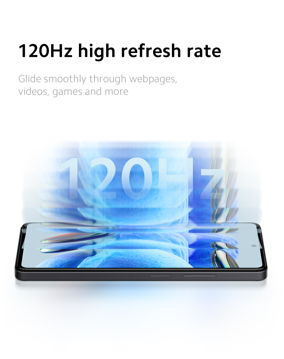 Màn hình AMOLED sắc nét, tần số quét 120Hz mượt mà