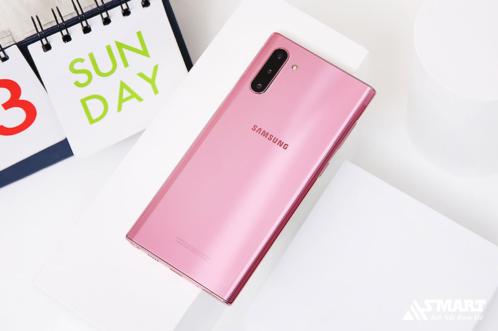 Thiết kế bên ngoài Note 10 sắc sảo, tinh tế