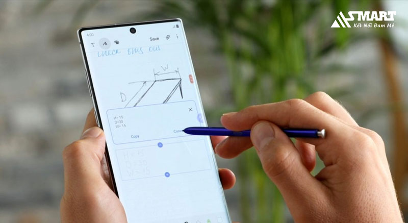 Bút S-Pen hỗ trợ cho nhiều tác vụ