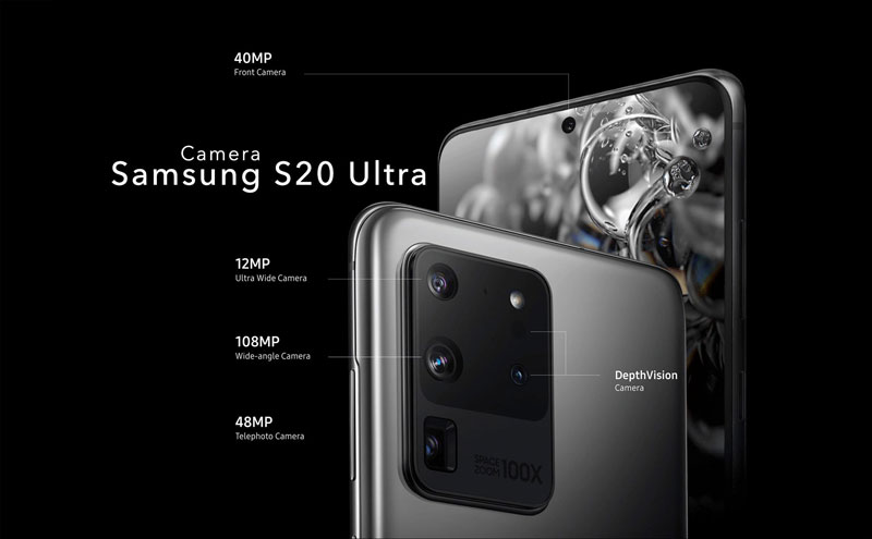 Samsung Galaxy S20 ultra sở hữu bộ 4 camera đỉnh cao