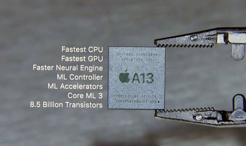 Cấu hình Apple A13 mạnh mẽ