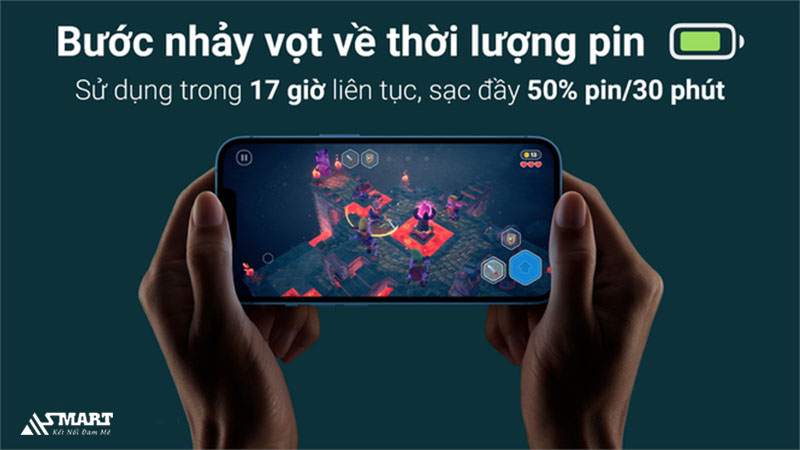 Dung lượng pin sử dụng lâu hơn