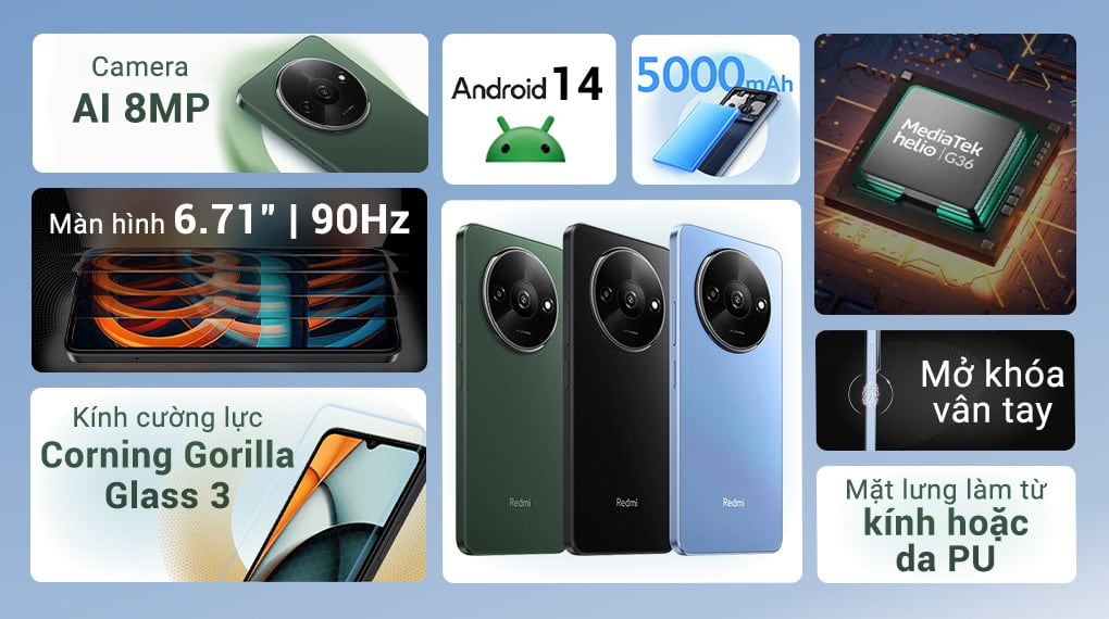 Điện thoại Xiaomi Redmi A3