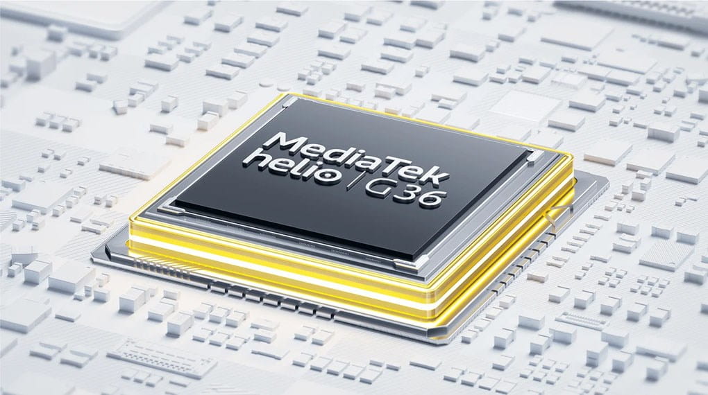 Hiệu năng ổn định với chip MediaTek Helio G36