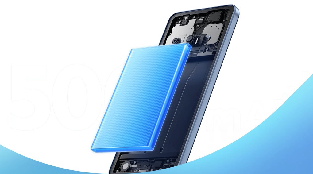 Pin 5000mAh – bền bỉ cả ngày dài