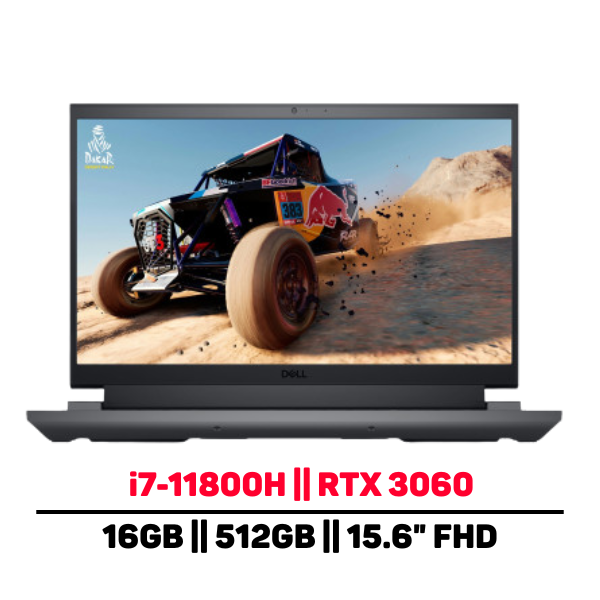 Laptop Dell Gaming G15 5511 Core i7, 16GB/512GB, RTX 3060, 15.6" FHD 165Hz