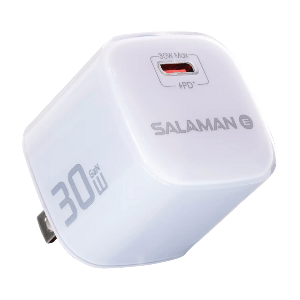 Củ Sạc Nhanh Salaman 30W SX GaN C3001 Đạt chuẩn PD/QC/PPS