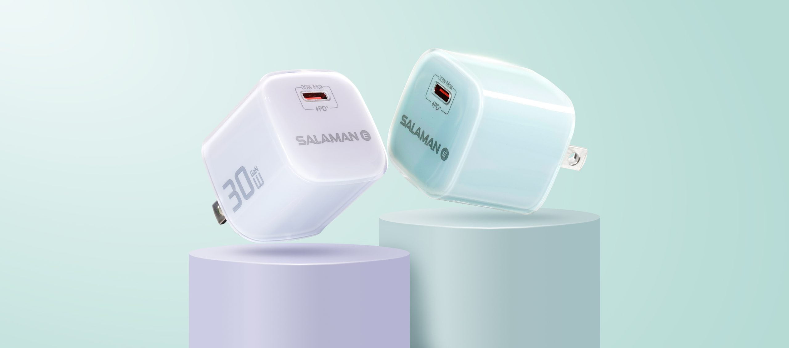 Củ Sạc Nhanh Salaman 30W SX GaN C3001