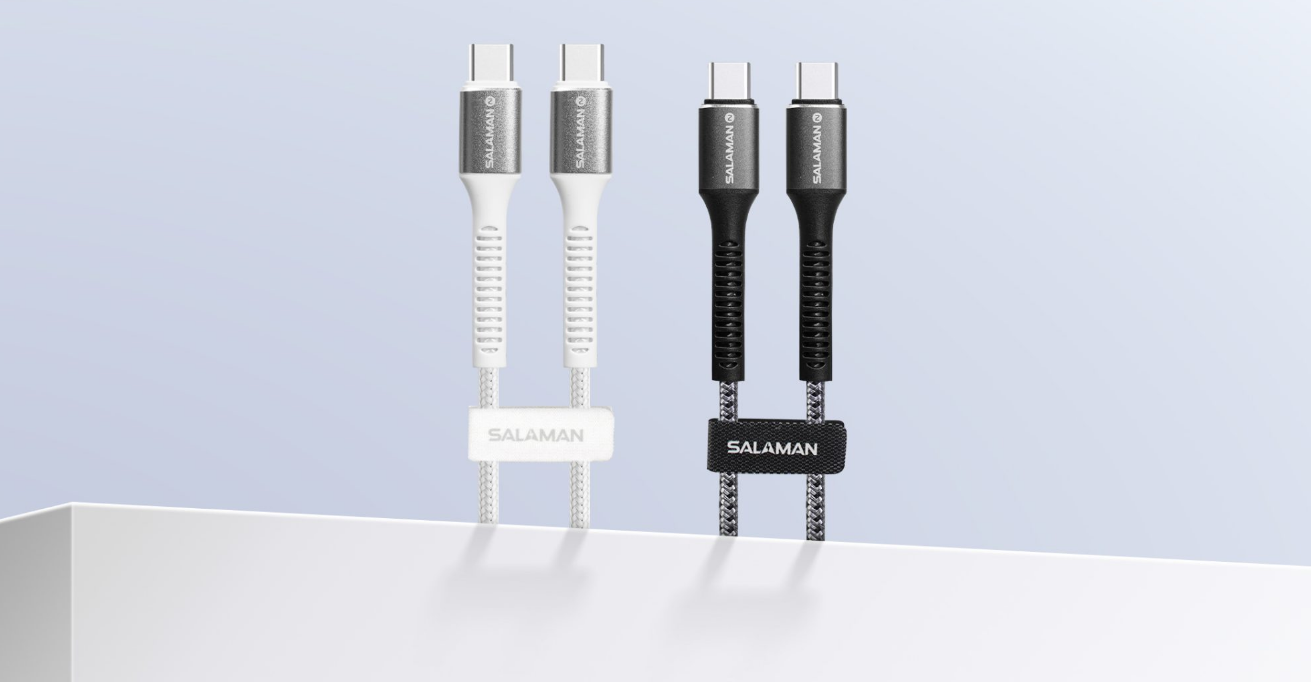 Mua cáp sạc nhanh Salaman EA 100W C to C bọc dù 1m