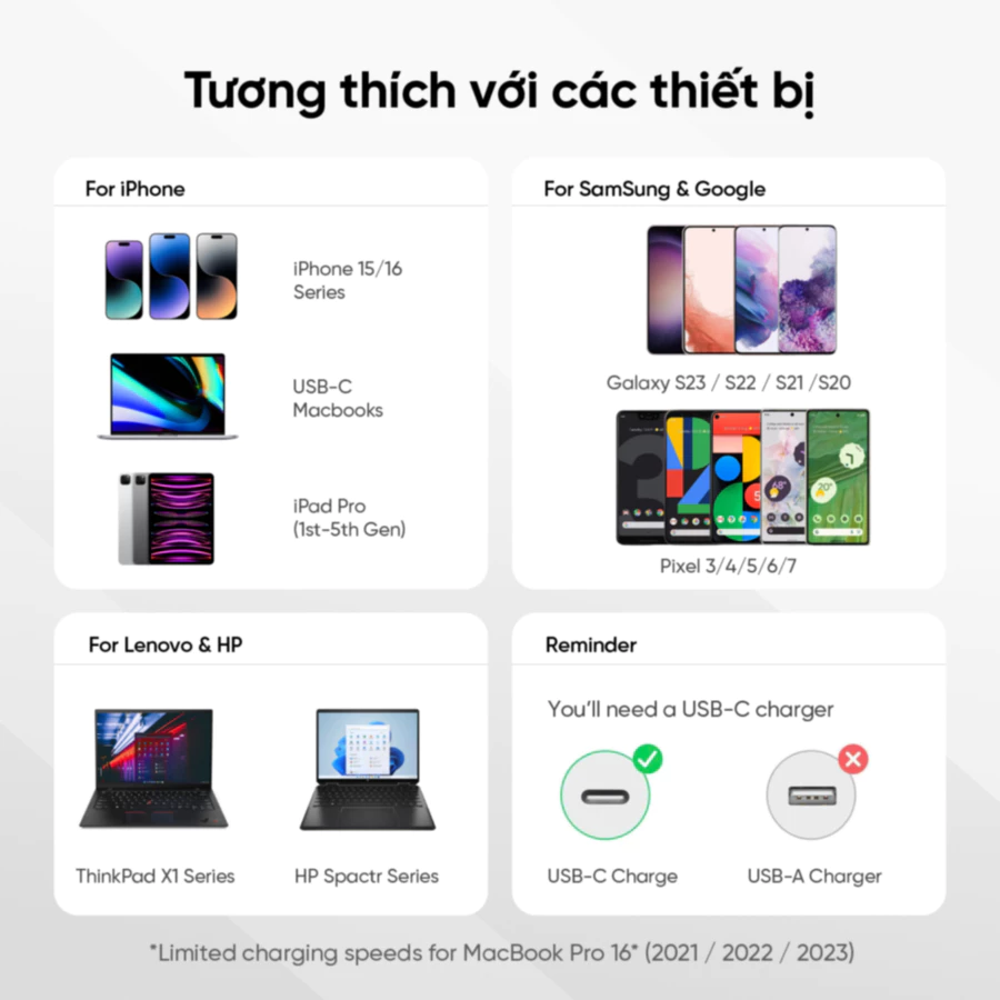 Gọn gàng tiện lợi mọi lúc mọi nơi