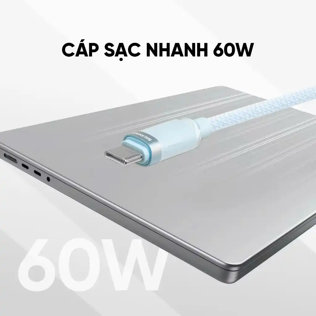 Sạc Nhanh Vượt Trội Với Công Suất 60W