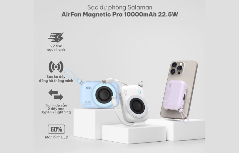 Dung Lượng 10000mAh – Đáp Ứng Nhu Cầu Hằng Ngày