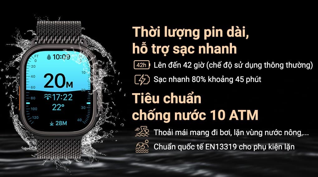Pin lâu vượt trội sử dụng 36–72 giờ tùy chế độ