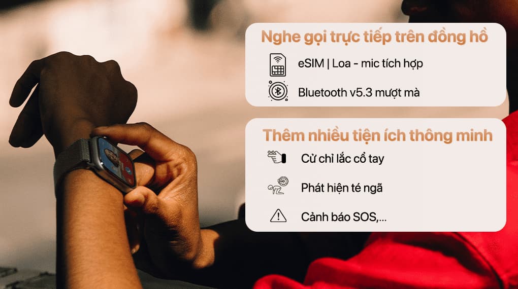 GPS + Cellular kết nối độc lập không cần iPhone