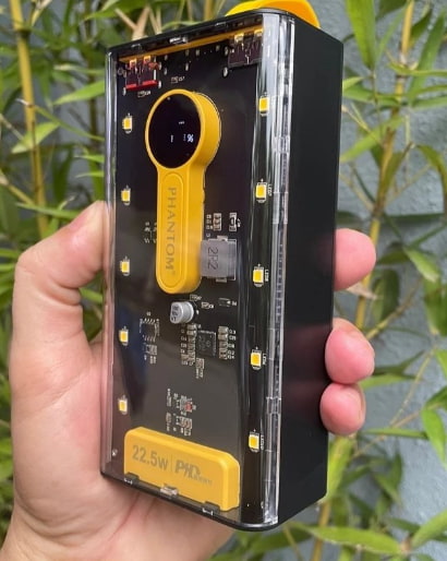 Sạc dự phòng trong suốt 10.000 mAh