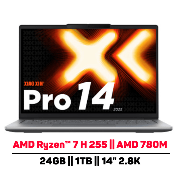 [ New 100% ] Lenovo Xiaoxin Pro 14C 2025 AHP10R - R7 H 255 | Ram 24GB | SSD 1TB | 14 inch 2.8K OLED
